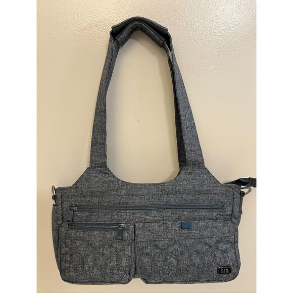 NWOT Lug East West Streetcar tote in dark heather gray - Picture 4 of 16